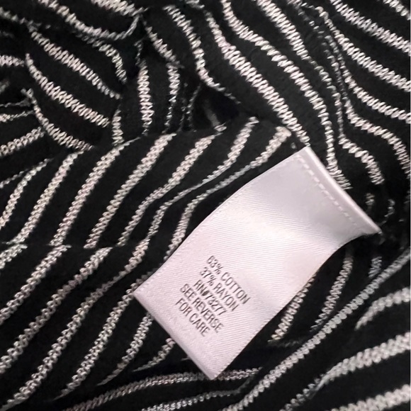 😻VTG Dana Buchman Striped V-Neck Blouse - Picture 7 of 7